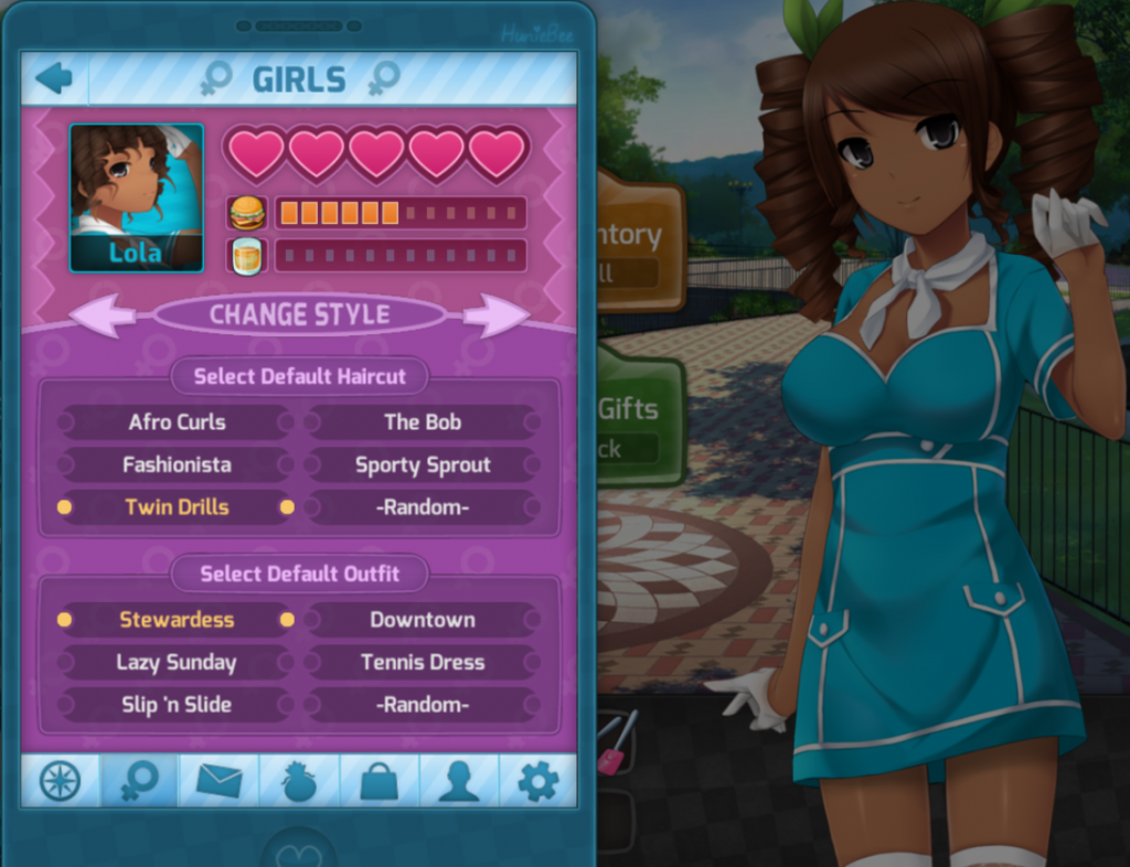 huniepop 2 candy outfits