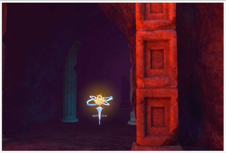 Ancient ruins of the volcano