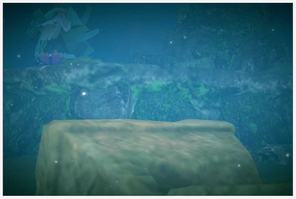 Ancient ruins in the sea