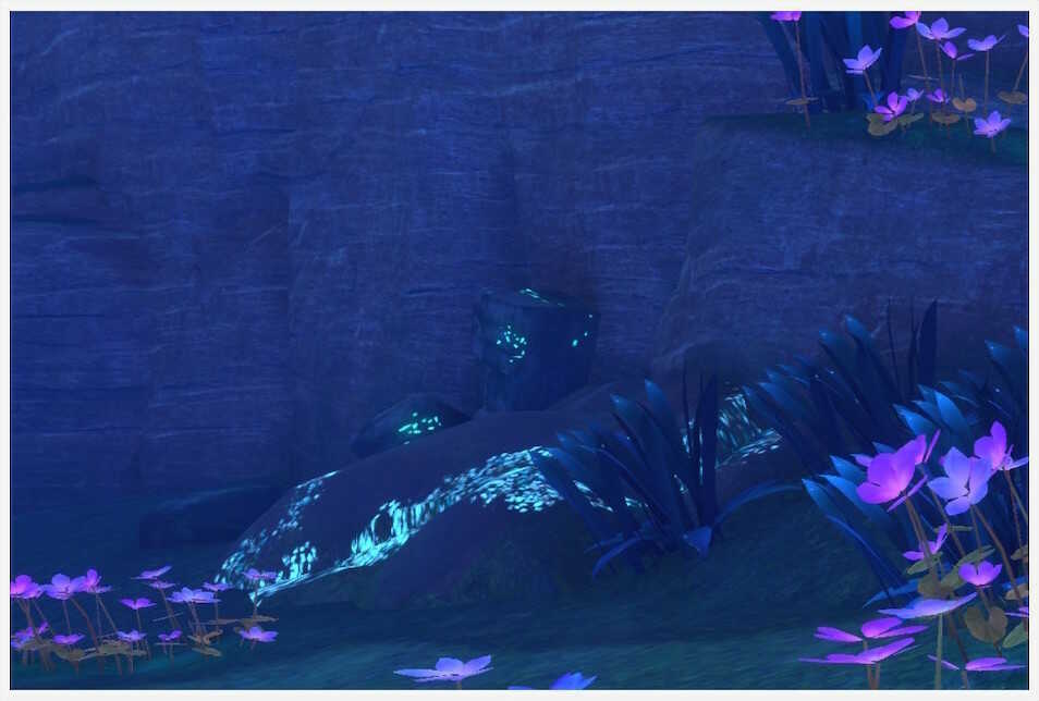 Ancient ruins of the park Illumina spot