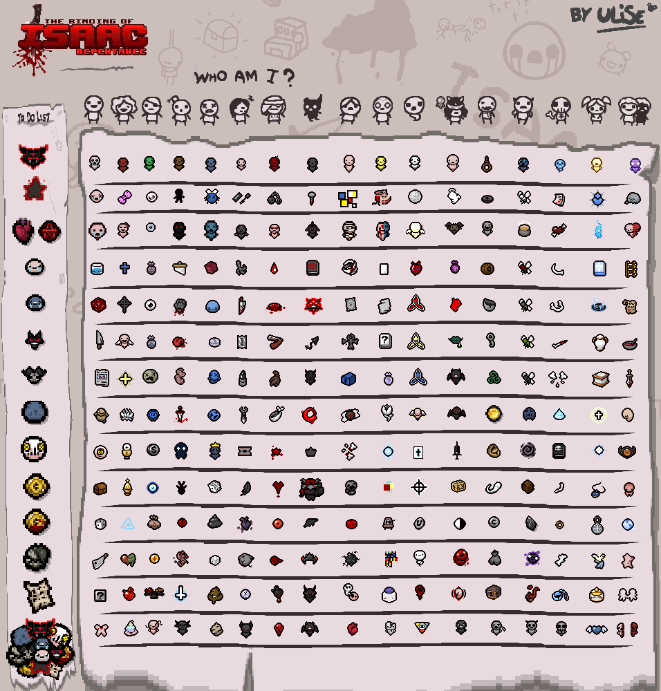 The binding of isaac completion marks - kasapfluid