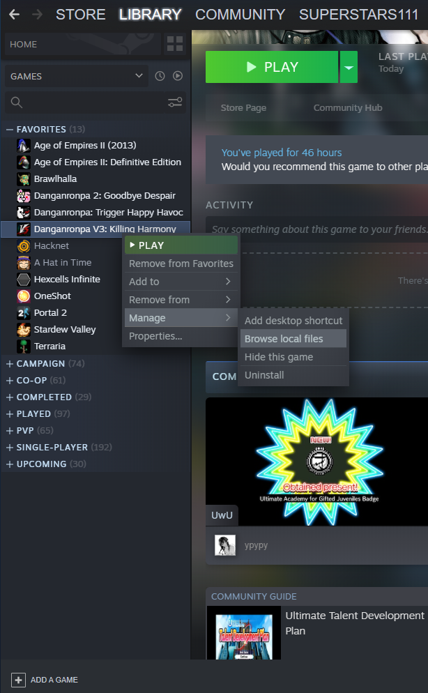 Danganronpa V3 Killing Harmony How to Change your Key Bindings